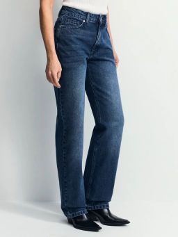 Джинсы straight с высокой посадкой / Zarina  фото 4