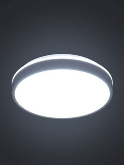 Люстра LED FZ601, 3000-6500К+RGB, 46 Вт, d=39 h=8 см, с ПДУ, белый