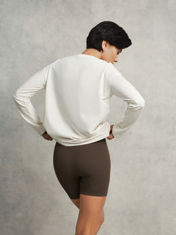 Лонгслив прямого силуэта с эластичным принтом POWER INSIDE - Eazyway фото 2