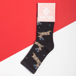 Носки новогодние женские KAFTAN «Олень» размер 36-40 (23-25 см)