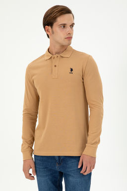 Мужской базовый свитшот светло-коричневого цвета Неожиданная скидка в корзине - U.s. polo assn фото 8