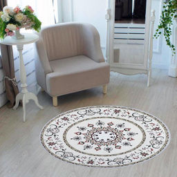 Ковер Этель Узоры d=120 см, 700г/м2