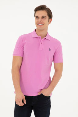 Мужская фиолетовая базовая футболка Неожиданная скидка в корзине - U.s. polo assn фото 3