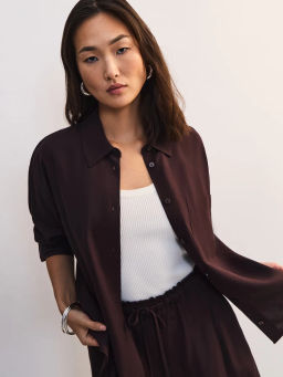 Льняная блуза свободного кроя ZR2605012008-27 / Zarina