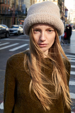 CHUNKY TURN-UP BEANIE - Zara фото 3