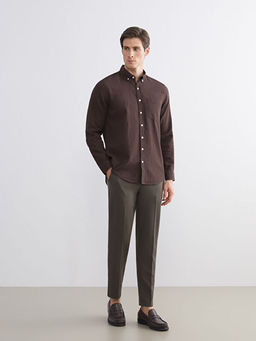 Regular Fit Uzun Kollu Arm?rl? Erkek G?mlek