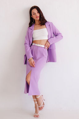 Юбка миди-макси сиреневая - Martichelli фото 12