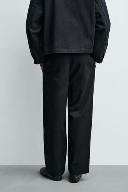 PANTAL?N CHINO DENIM PESPUNTES CONTRASTE / ?ndigo - Zara фото 3