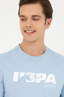 Мужская голубая футболка - U.s. polo assn фото 10