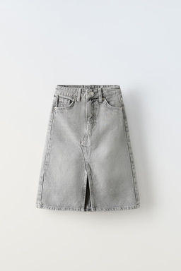 DENIM MIDI SKIRT - Zara фото 3