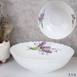 Тарелка глубокая суповая 1100 мл 200 мм / TW-80XN (7131-3) /уп 32/ Букет лаванды