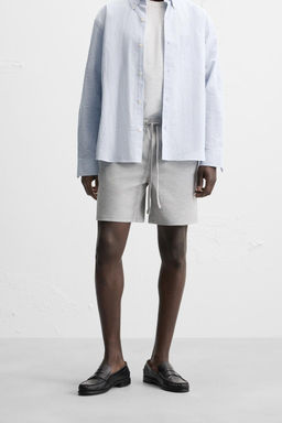 TEXTURED COMFORT BERMUDA SHORTS - Zara фото 31