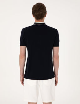Lacivert Slim Fit Ti__rt