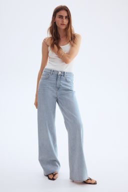Wide High Waist Jeans - H&m фото 21