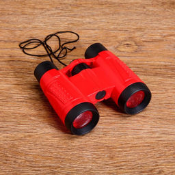Бинокль 4х, детский, пластик, резина, микс, 10х11 см - Simaland фото 12