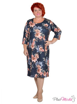 Платье Модель №1768 размеры 44-84 - Plusmoda фото 3