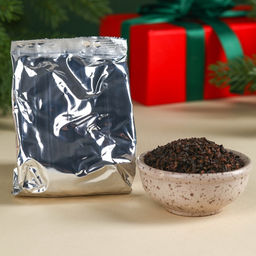 Подарочный набор С новым годом!: чай чёрный, крем-мёд (6 шт.x30 г) - Фабрика счастья фото 9