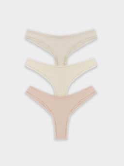 Трусы бразилиана женские в наборе, 3 шт - Mark formelle фото 8