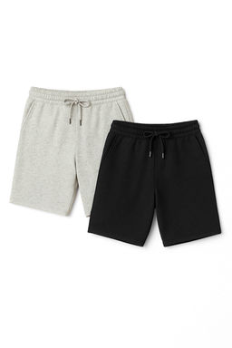 Cok Renkli Basic Regular/Normal Kesim Duz 2li Paket Sort TMNSS21SR0095