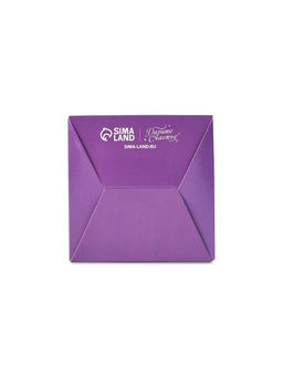 Цена за 4 шт. Коробка для капкейков, кондитерская упаковка, 1 ячейка «Розовый градиент», 9×9×11 см