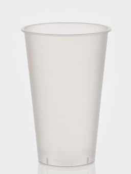 Стаканы одноразовые Bubble cup, набор 25 шт., 500 мл, d=9 см, h=13.6 см, пластик, матовые, прозрачные