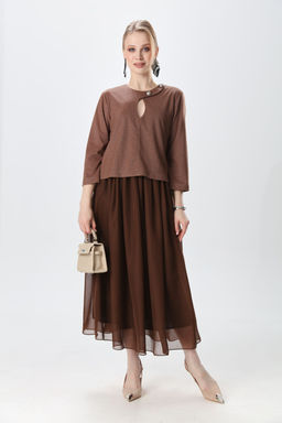 Платье NIKVA н1009-2 капучино