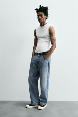 JEANS LOOSE FIT / Azul medio - Zara фото 4