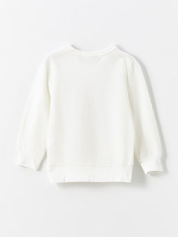 Bisiklet Yaka Bask?l? Erkek Bebek Sweatshirt - Waikiki фото 2