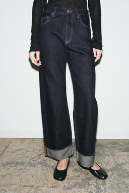 ZW COLLECTION BAGGY MID-WAIST JEANS - Zara фото 11