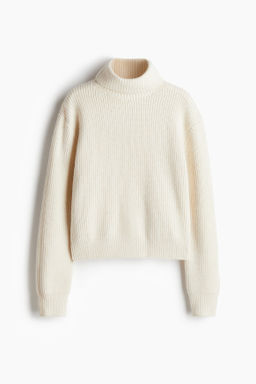 Jersey de cuello alto en punto de canale - H&m фото 6