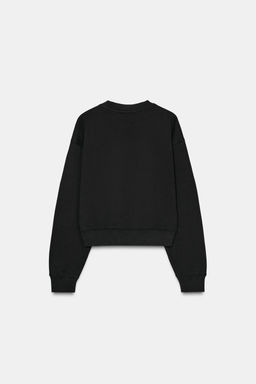 SWEATSHIRT WITH CONTRAST SLOGAN - Zara фото 7