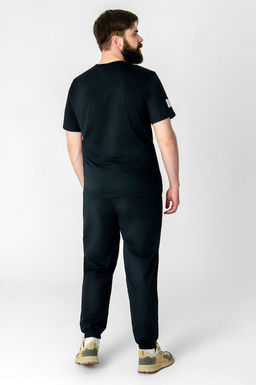 Арт. 613107 Комплект с брюками мужской 48-56 (5 шт) Цвет:черный - Идеал фото 11