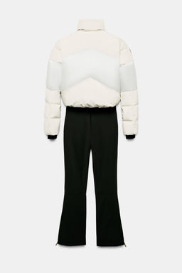 QUILTED COMBINED WATER-RESISTANT WINDPROOF RECCO® TECHNOLOGY SKI COLLECTION JUMPSUIT - Zara фото 10