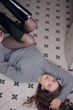 Удлиненный джемпер в рубчик - Incity фото 2