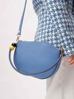 Кожаная сумка Azaro 30659 сиреневый закат