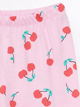 Beli Lastikli Bask?l? K?z ?ocuk Pijama Alt - Waikiki фото 3