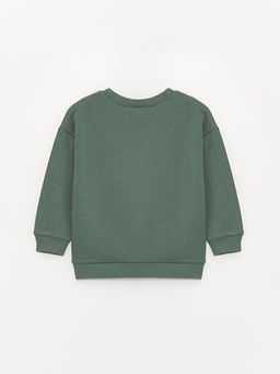 Bisiklet Yaka Uzun Kollu Bask?l? Erkek Bebek Sweatshirt 2li - Waikiki фото 3