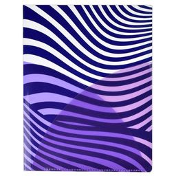 Папка-портфолио для документов пластиковая арт. 48302/ 6 УЗОР (полипропилен, формат А4, 31х23х1.1 с