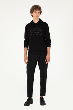 Мужской черный свитшот Неожиданная скидка в корзине - U.s. polo assn фото 4