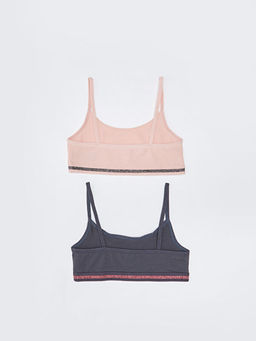 Basic Pamuklu K?z ?ocuk B?stiyer 2li - Waikiki фото 2