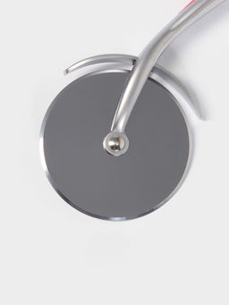 Нож для пиццы и теста Доляна Redline, d=6.5 см, нержавеющая сталь, красный