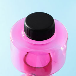 Бутылка для воды Наприседала, 550 мл, 21?8 см, розовая