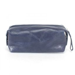 Косметичка Croco-К-721 натуральная кожа (1 отдел), синий крек (217) 232693