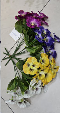 Цветок искусственный Фиалка 28 см / ZJ3168 /уп 2/1600/