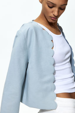 Chaqueta con ribetes festoneados - H&m фото 5