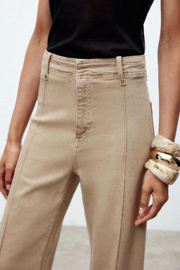 ZW COLLECTION WIDE-LEG HIGH-WAIST JEANS - Zara фото 18