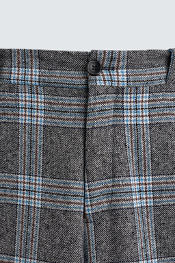 WIDE-LEG CHECK TROUSERS HARRY LAMBERT FOR ZARA X DISNEY  фото 8