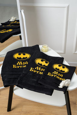14418/6 Бэтмен полотенце махровое плотность 350гр
