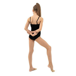 Купальник гимнастический Grace Dance, на тонких бретелях, р. 38, цвет чёрный  фото 7