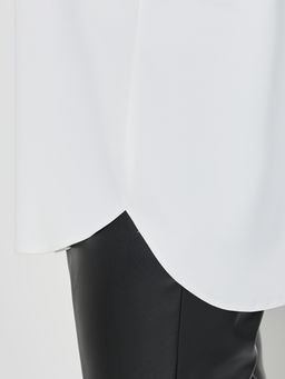 Блузка 0250-1 белый муар